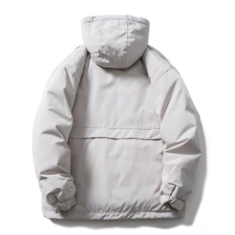 Multi-pocket Reflective Down Jacket - Anagoc