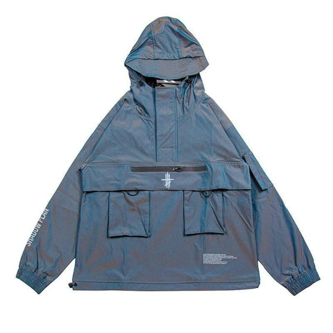 Techwear Functional Reflective Combat Jacket - Anagoc