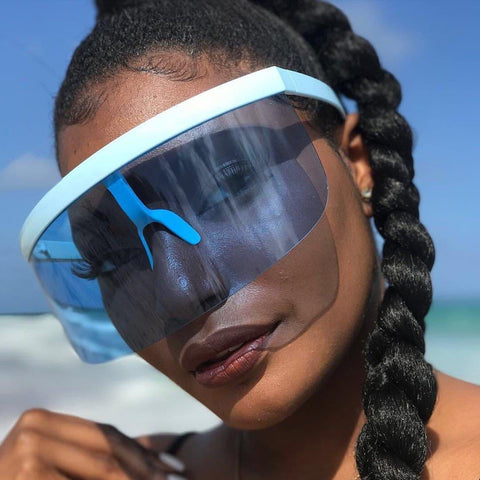 Fashion Anti-UV One Oversized Glasses - Anagoc