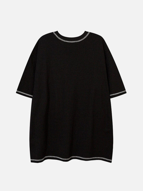 Letter Stars Graphic Tee - Anagoc