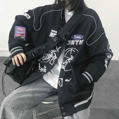 Energetic Reflective Strips Jacket - Anagoc