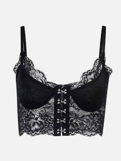 Patchwork Lace Vest - Anagoc