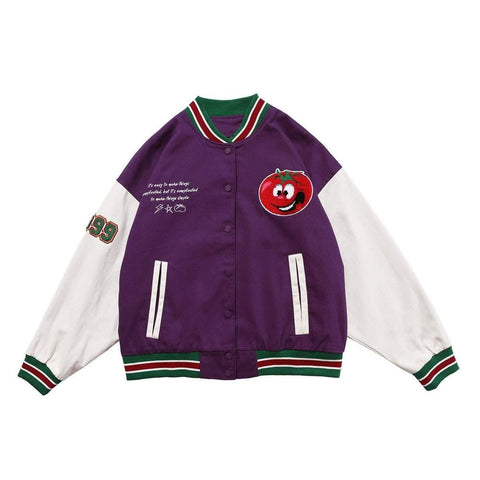 "Tomato" Varsity Jacket - Anagoc