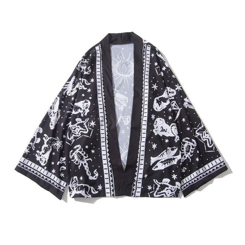 "Twelve constellations" Japanese Kimono - Anagoc