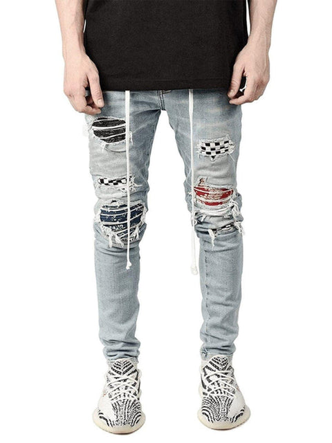 "Checkerboard" Jeans - Anagoc