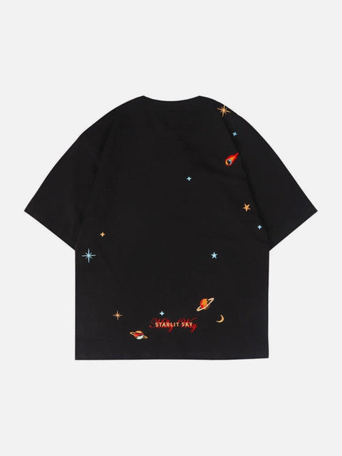 "Starry Embroidery" Tee - Anagoc