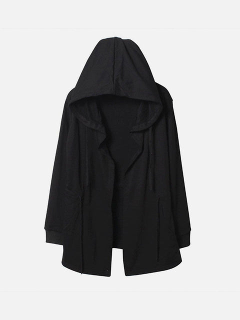 Dark Cloak Cape Oversize Wizard Thick Coat - Anagoc