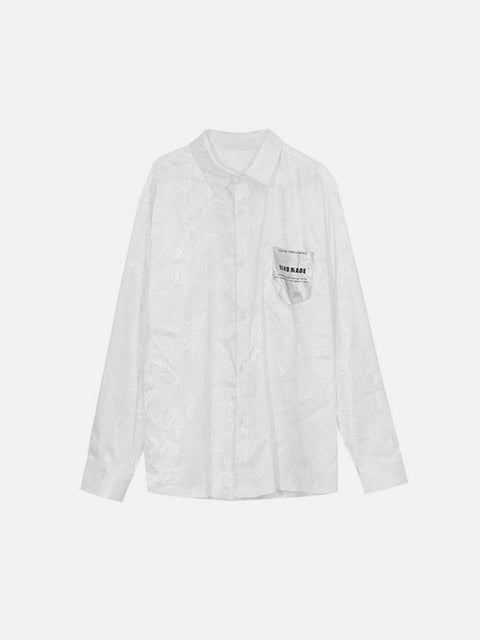 "Dragon Relief" Silk Shirt - Anagoc
