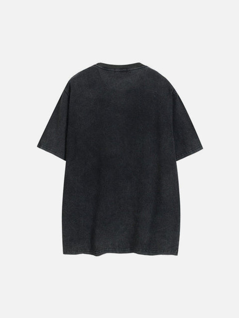 Flame Lightning Butterfly Cotton Tee - Anagoc