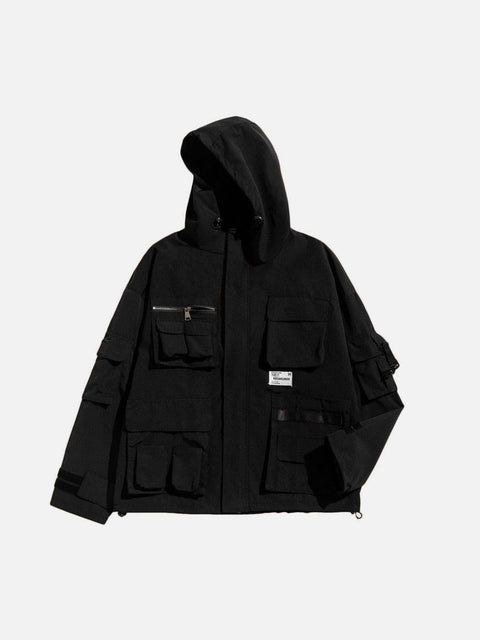 Multiple Velcro Pockets Jacket - Anagoc