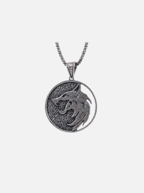 Witcher Wolf Head Necklace - Anagoc