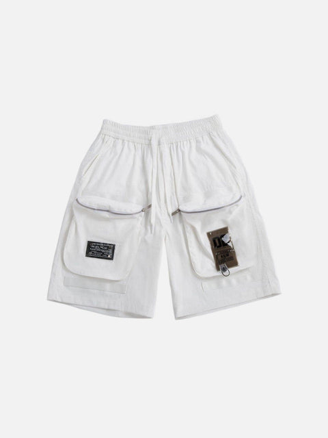 Combat Zipper Pockets Cargo Shorts - Anagoc
