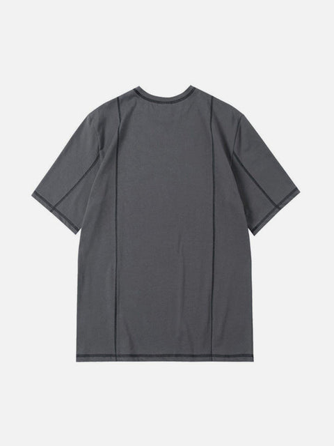 Cyberpunk Bright Line Cotton Tee - Anagoc