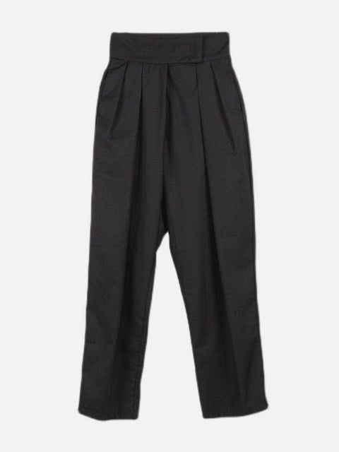 Mid Waist Straight Pants - Anagoc