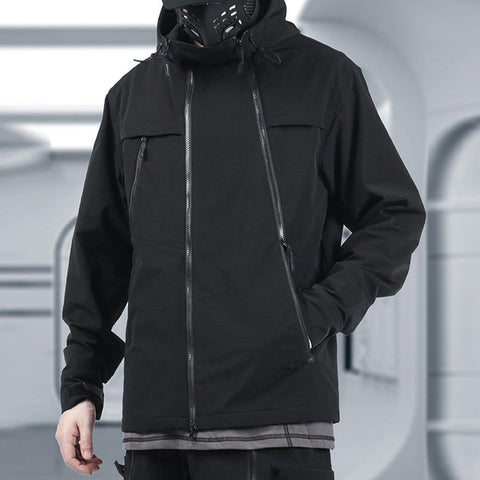 Cyberpunk Function Multi-zip Jacket - Anagoc
