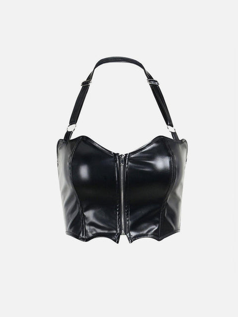 Dark Bat Sling PU Vest - Anagoc