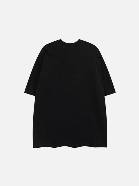 Dark Funny Color Graffiti Tee - Anagoc
