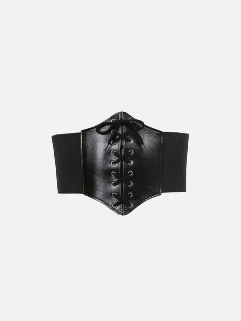 Punk Dark Irregular PU Belt - Anagoc