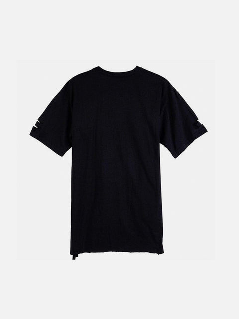 Cut Irregular Hem Tee - Anagoc