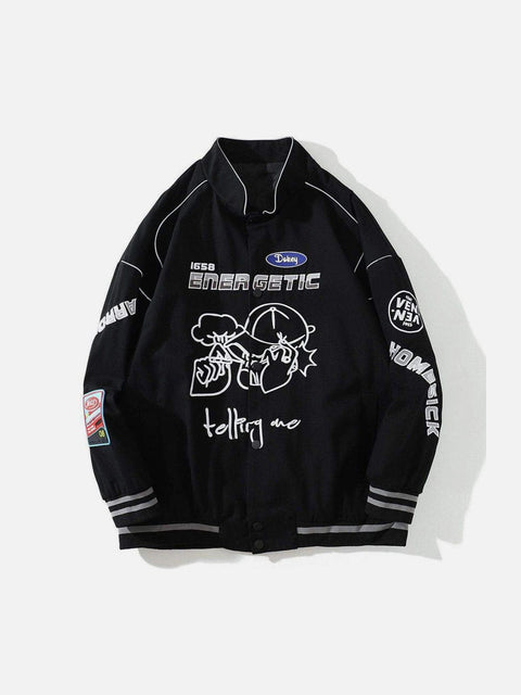 Energetic Reflective Strips Jacket - Anagoc