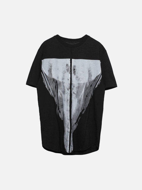 Inverted Triangle Graphic Tee - Anagoc