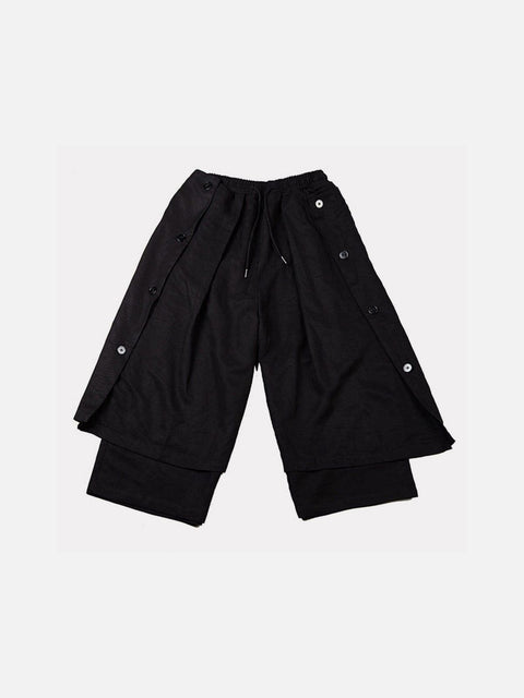 Dark Function Irregular Oversized Pants - Anagoc