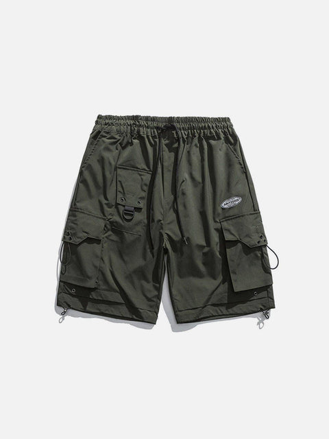 Punk Big Pockets Cargo Shorts - Anagoc