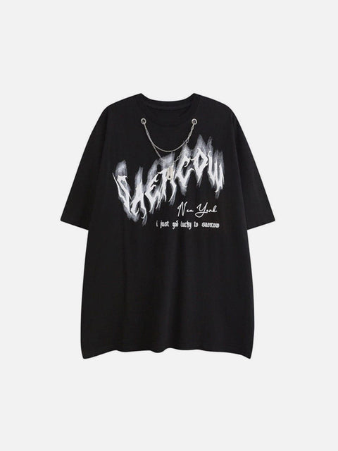 Graffiti Letters Necklace Tee - Anagoc