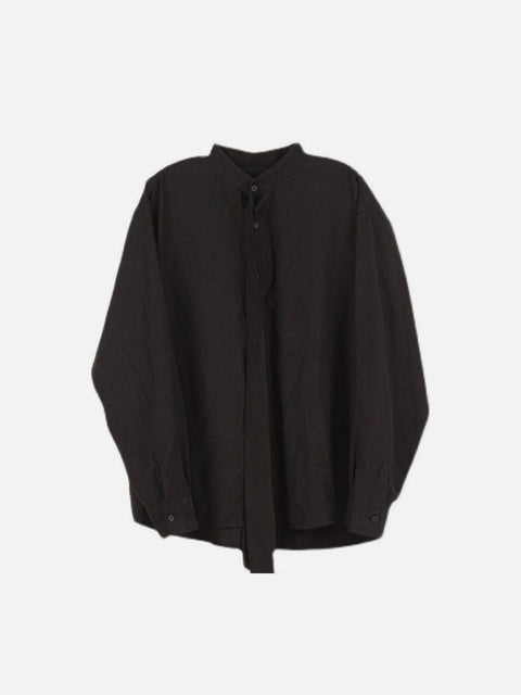 Long Tie Long Sleeve Shirt - Anagoc