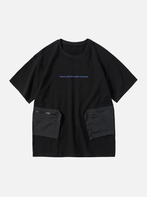 Functional Multi-pocket Cotton Tee - Anagoc