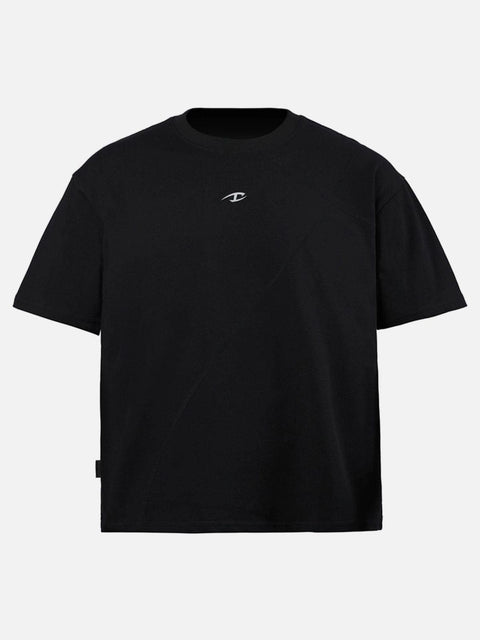 Dividing Line Reflective Logo Tee - Anagoc