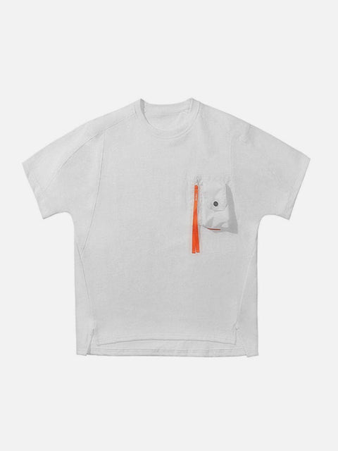 Function Pocket Ribbon Tee - Anagoc