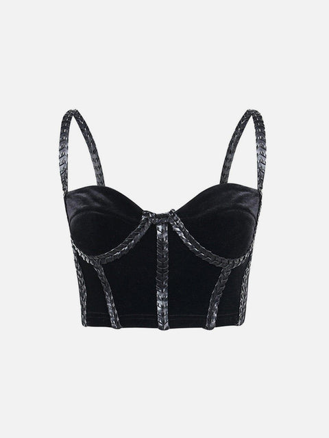 Dark Sexy Braid Vest - Anagoc