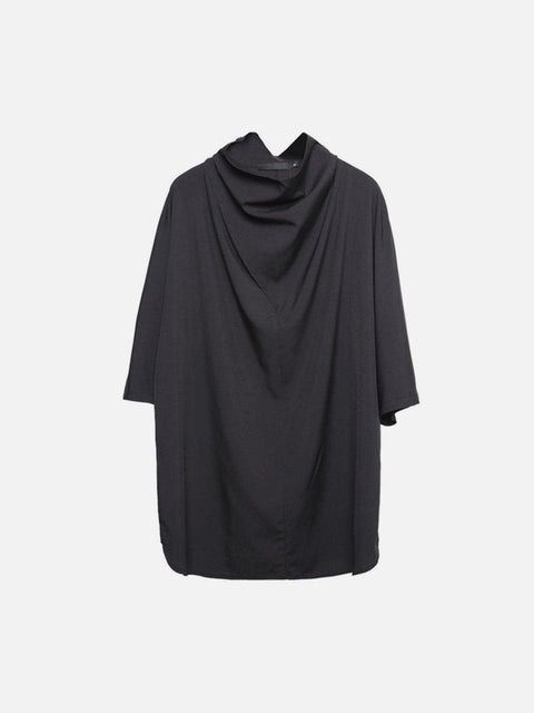 Turtleneck Bat Sleeve Tee - Anagoc