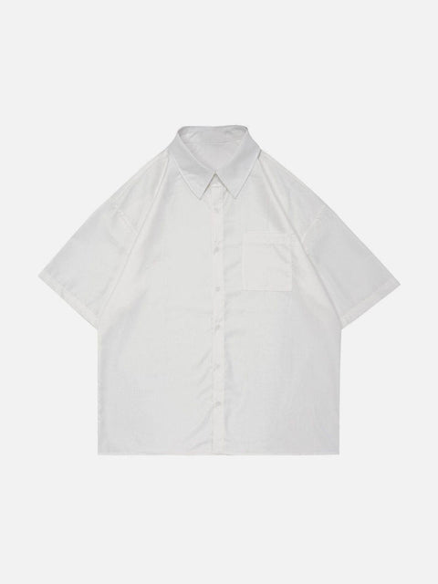 Dark Solid Color Shirt - Anagoc