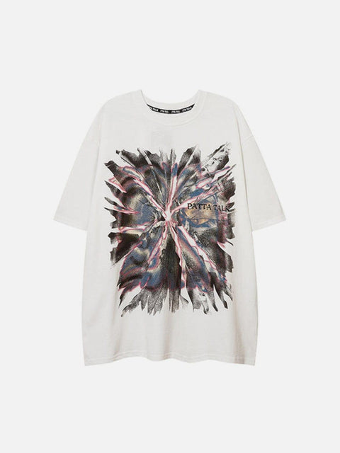 Leaf Letters Graphic Tee - Anagoc