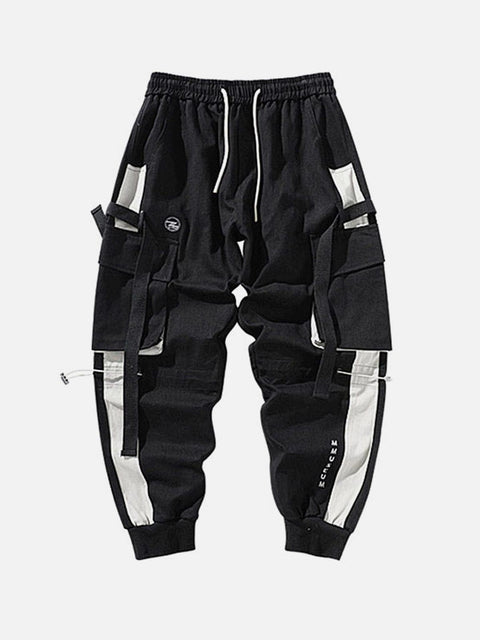 Streamer Drawstring Cargo Pants - Anagoc