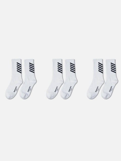 Striped Skateboard Socks 3PCS - Anagoc
