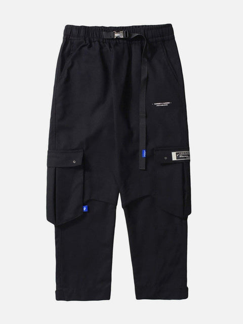 Electroplating Belt Velcro Pants - Anagoc