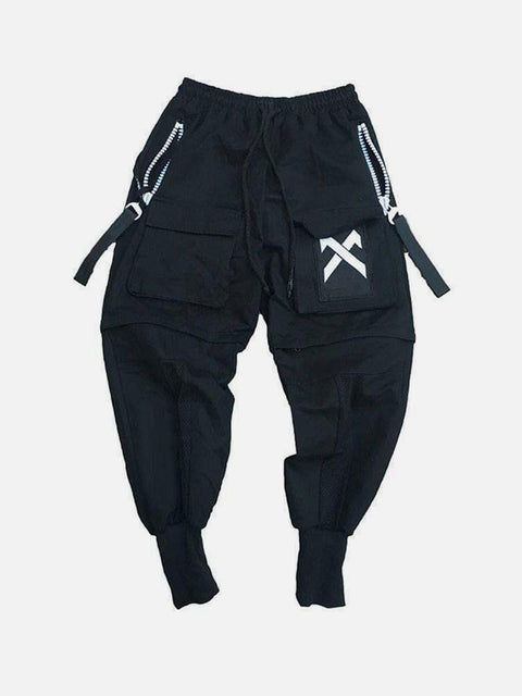 "X Dark" Zip-up Camo Pants - Anagoc