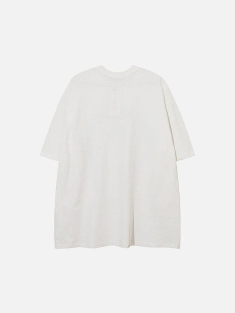 Arched Letters Graphic Tee - Anagoc