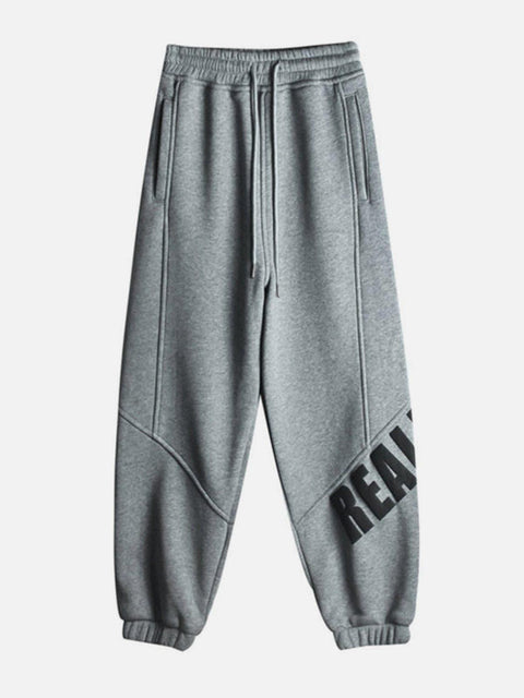 Asymmetry Print Harem Pants - Anagoc