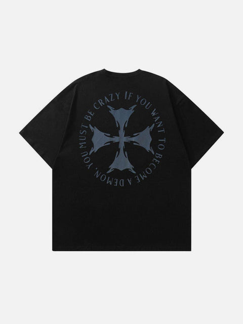 Cross Graphic Tee - Anagoc