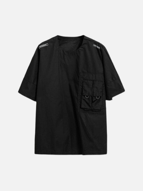 Function Dark Cargo Pockets Tee - Anagoc