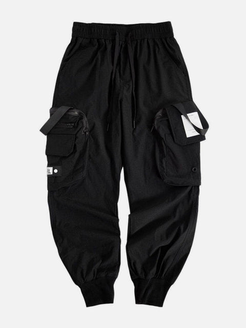 Combat Zipper Big Pockets Cargo Pants - Anagoc
