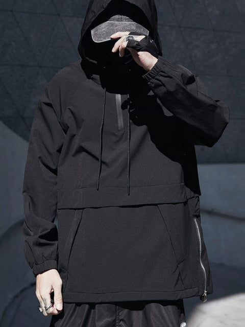 Ninja Dark Side Zipper Cargo Jacket - Anagoc