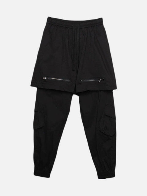 Dark Fake Two Warrior Pants - Anagoc