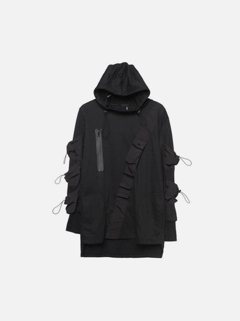 Dark Function Ninja Multi-pocket Hoodies - Anagoc