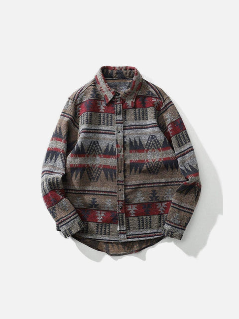 "Tree Shadow" Long Sleeve Shirt - Anagoc