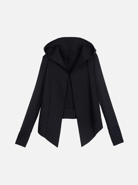 Dark Irregular Witch Cloak Cardigan Jacket - Anagoc